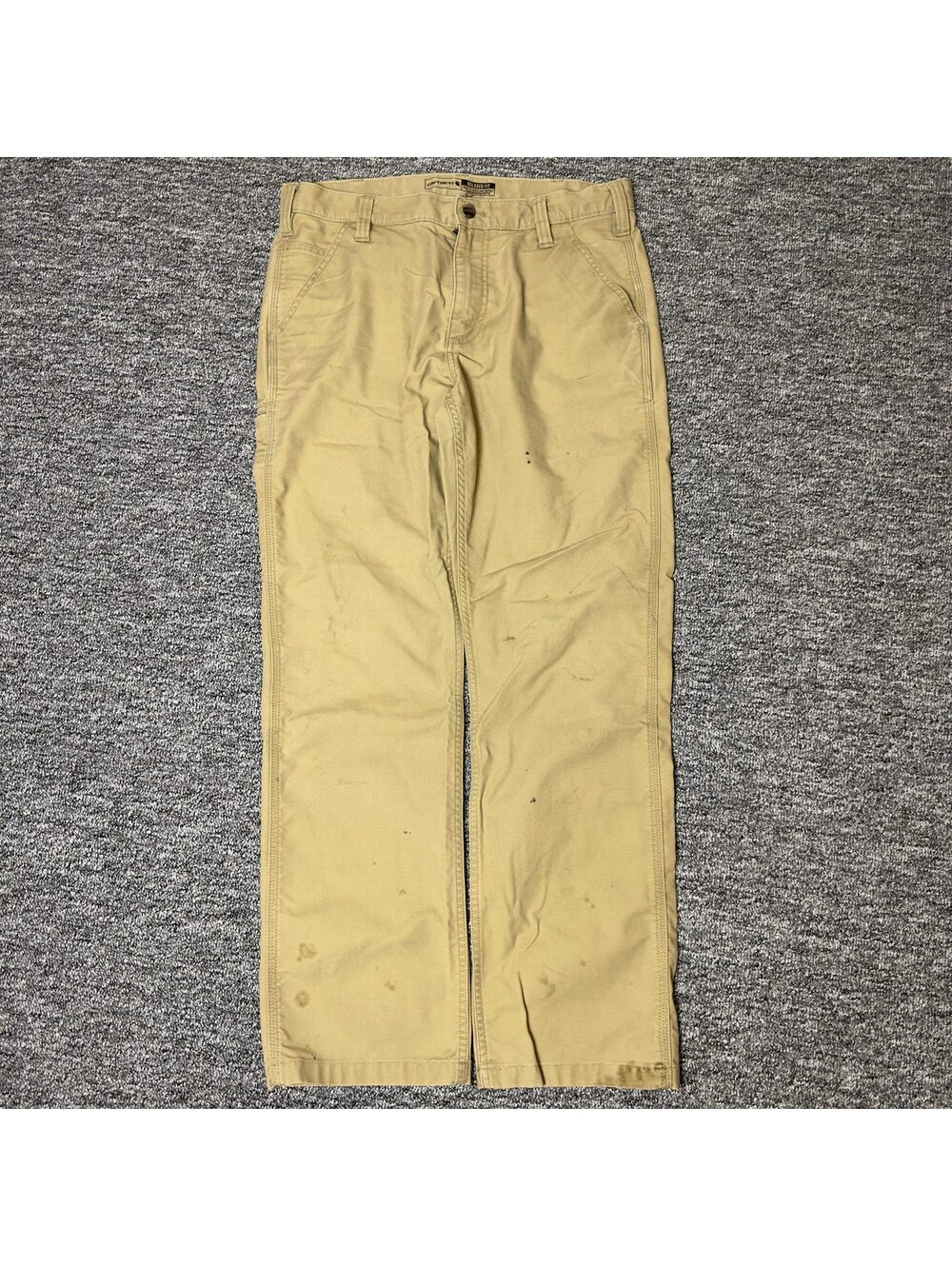 Carhartt Relaxed Fit Chore Pants Mens 33x32 Khaki Classic